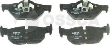 OSSCA 16773 - Тормозные колодки, дисковые, комплект autospares.lv