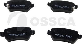 OSSCA 11826 - Тормозные колодки, дисковые, комплект autospares.lv