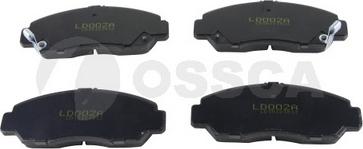 OSSCA 12222 - Тормозные колодки, дисковые, комплект autospares.lv