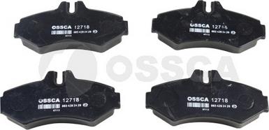 OSSCA 12718 - Тормозные колодки, дисковые, комплект autospares.lv