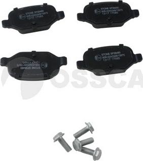 OSSCA 29291 - Тормозные колодки, дисковые, комплект autospares.lv