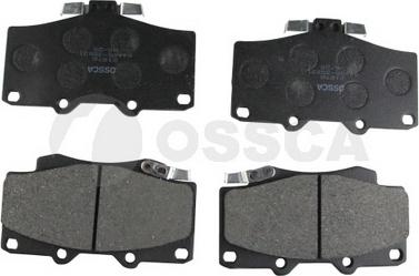 OSSCA 21876 - Тормозные колодки, дисковые, комплект autospares.lv