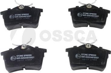 OSSCA 28234 - Тормозные колодки, дисковые, комплект autospares.lv