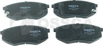 OSSCA 23577 - Тормозные колодки, дисковые, комплект autospares.lv