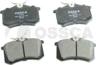 OSSCA 71206 - Тормозные колодки, дисковые, комплект autospares.lv