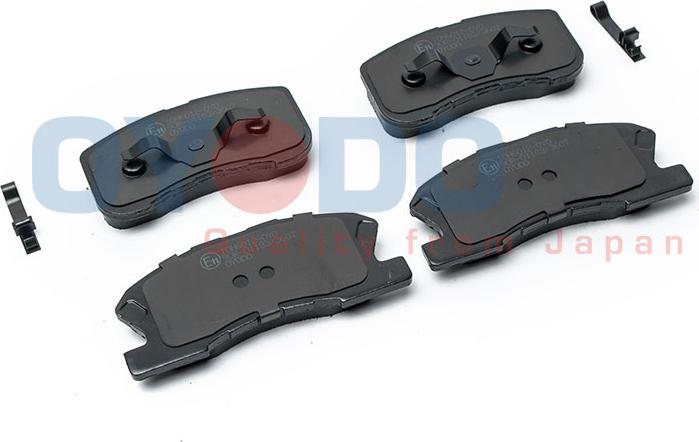 Oyodo 10H6012-OYO - Тормозные колодки, дисковые, комплект autospares.lv