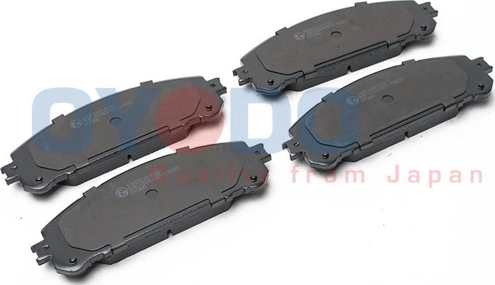 Oyodo 10H2103-OYO - Тормозные колодки, дисковые, комплект autospares.lv