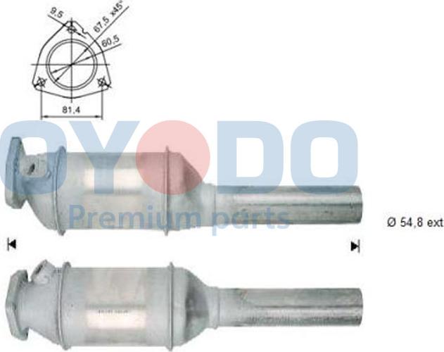 Oyodo 10N0064OYO - Катализатор autospares.lv