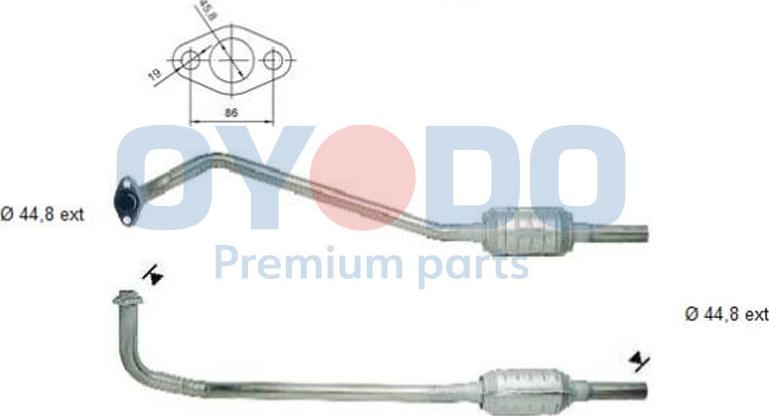 Oyodo 10N0035OYO - Катализатор autospares.lv