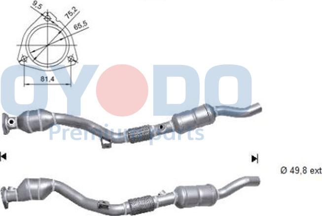 Oyodo 10N0146-OYO - Катализатор autospares.lv