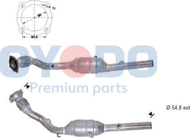 Oyodo 10N0141-OYO - Катализатор autospares.lv