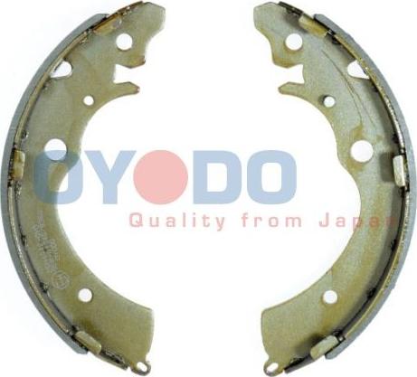 Oyodo 25H4012-OYO - Комплект тормозных колодок, барабанные autospares.lv