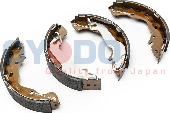 Oyodo 25H0514-OYO - Комплект тормозных колодок, барабанные autospares.lv