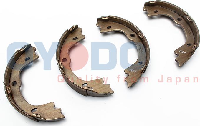 Oyodo 25H0528-OYO - Комплект тормозов, ручник, парковка autospares.lv