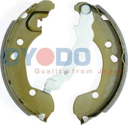 Oyodo 25H1057-OYO - Комплект тормозных колодок, барабанные autospares.lv