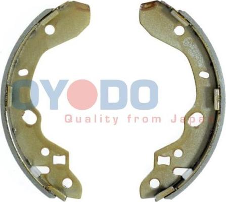 Oyodo 25H3043-OYO - Комплект тормозных колодок, барабанные autospares.lv