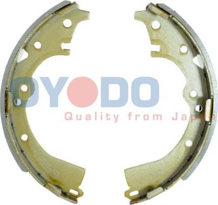 Oyodo 25H2082-OYO - Комплект тормозных колодок, барабанные autospares.lv