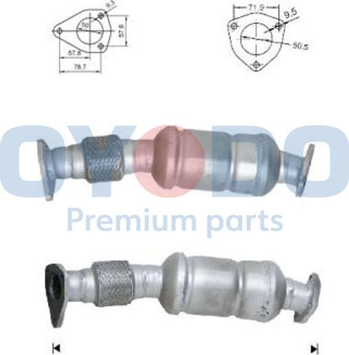 Oyodo 20N0015-OYO - Катализатор autospares.lv