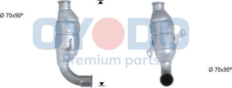 Oyodo 20N0089-OYO - Катализатор autospares.lv