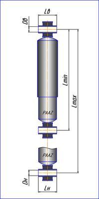 PAAZ 51005P - Амортизатор autospares.lv