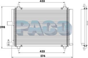 PACO PL5143 - Конденсатор кондиционера autospares.lv