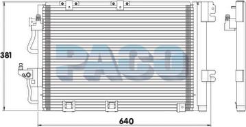 PACO PL5211 - Конденсатор кондиционера autospares.lv