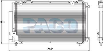 PACO PL3369 - Конденсатор кондиционера autospares.lv