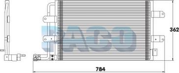 PACO PL3723 - Конденсатор кондиционера autospares.lv