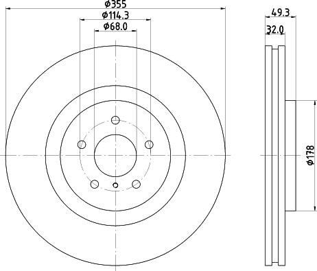 Pagid 54991 - Тормозной диск autospares.lv