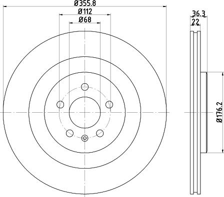 Pagid 54946 - Тормозной диск autospares.lv