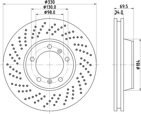 Pagid 54499 - Тормозной диск autospares.lv