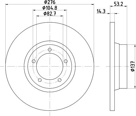 Pagid 54410 - Тормозной диск autospares.lv