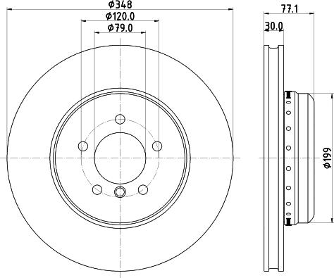 Pagid 54418 - Тормозной диск autospares.lv
