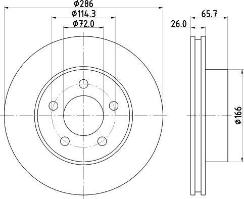 Pagid 54690 - Тормозной диск autospares.lv