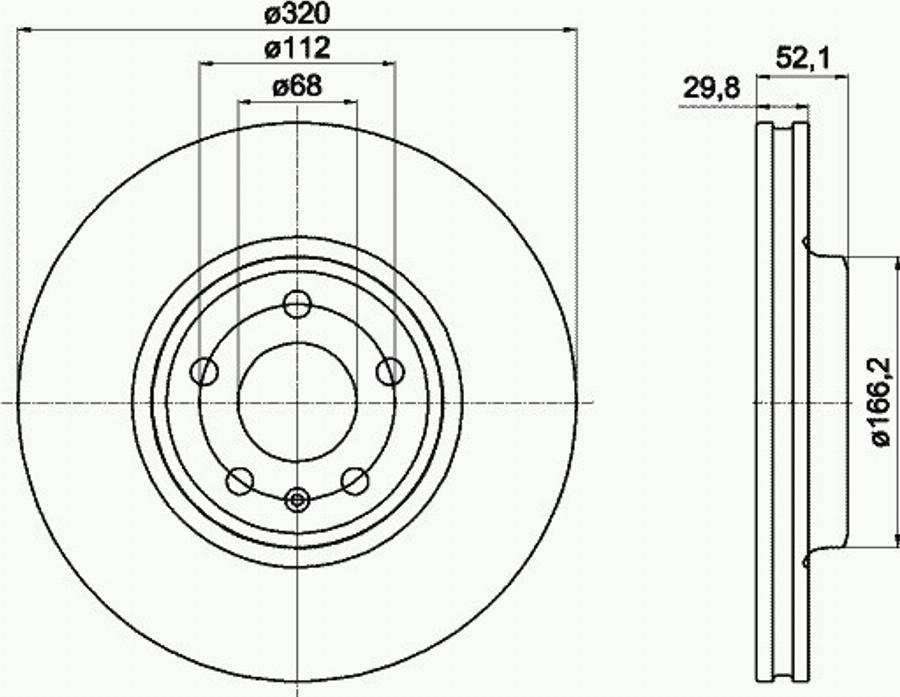 Pagid 54600PRO - Тормозной диск autospares.lv