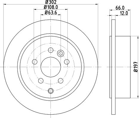 Pagid 54627 - Тормозной диск autospares.lv