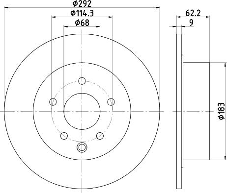 Pagid 54675 - Тормозной диск autospares.lv