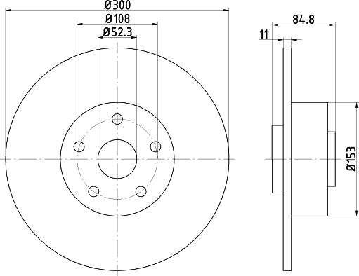 Pagid 54195 - Тормозной диск autospares.lv