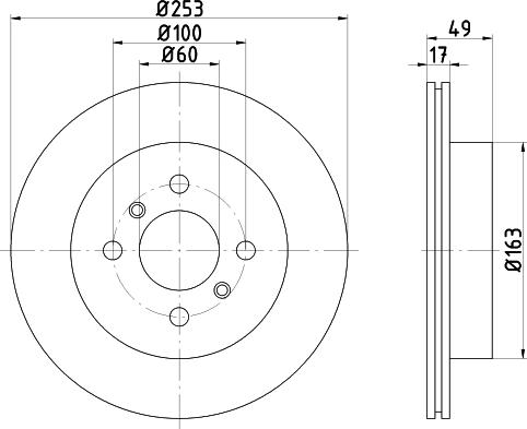 Pagid 54186 - Тормозной диск autospares.lv