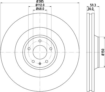 Pagid 54842 - Тормозной диск autospares.lv