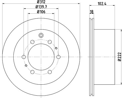 Pagid 54806 - Тормозной диск autospares.lv