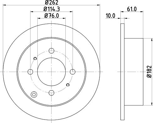 Pagid 54309 - Тормозной диск autospares.lv