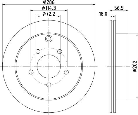 Pagid 54301 - Тормозной диск autospares.lv