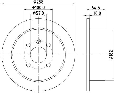 Pagid 54290 - Тормозной диск autospares.lv