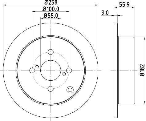 Pagid 54261 - Тормозной диск autospares.lv