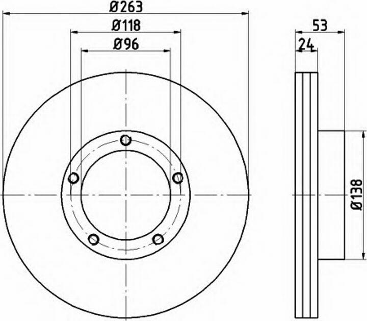 Pagid 54746PRO - Тормозной диск autospares.lv