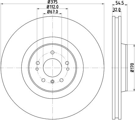 Pagid 54766 - Тормозной диск autospares.lv