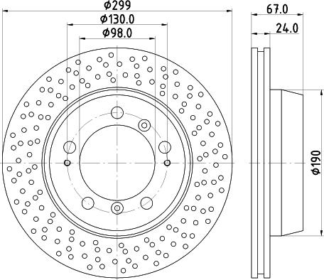 Pagid 54767 - Тормозной диск autospares.lv