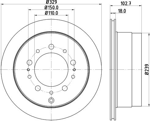 Pagid 54728 - Тормозной диск autospares.lv