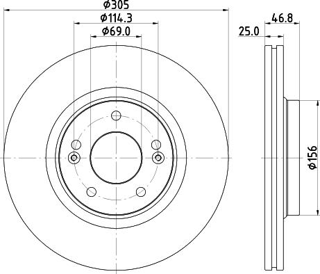 Pagid 55922 - Тормозной диск autospares.lv